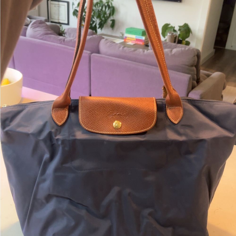 Longchamp le pliage (navy) - Picture 3 of 6